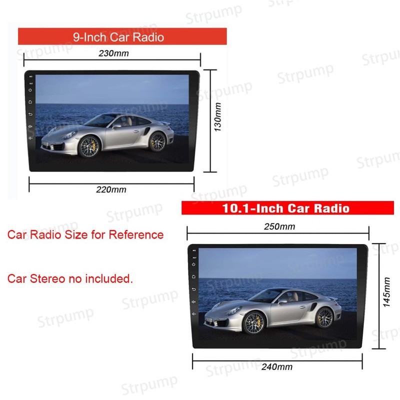 9'' to 10.1'' Inch Universal Car Radio Stereo Fascia Frame