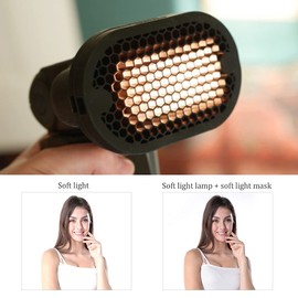 Difusores de luz de flash de la cámara, conjunto de softbox de linterna de cámara Tienda de tiro de estudio Difusor de flash Caja suave Conjunto de rejilla de colmena para luz de flash de decodificado