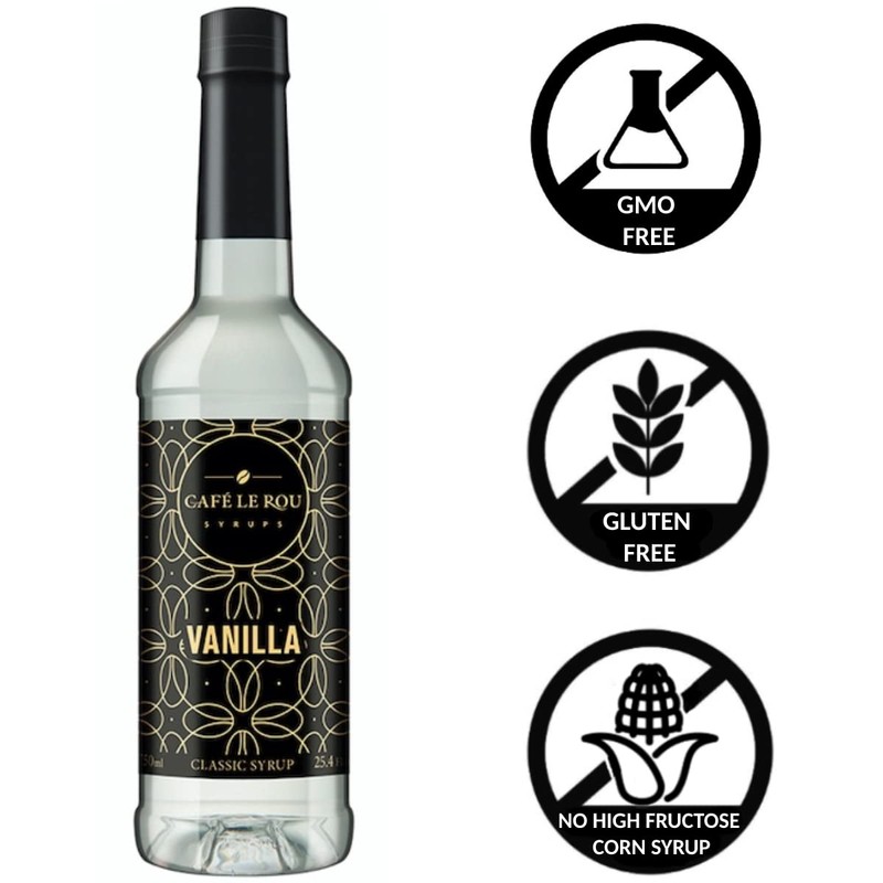 NEW Café Le Rou Vanilla Coffee Syrup - 25.4oz Cafe