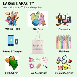 Neurodiversity Brain Gift Special Education Tote Bag ABA Therapist Handbag Autism Acceptance Shoulder Bag (THE FLOWER)