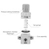Air Pressure Regulator with Bracket Digital Pressure Gauge Pneumatic Vacuum
