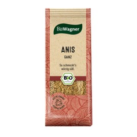 BioWagner - Bio Anis | ideales Gewürz für Brot, Gebäck oder Kompott | naturbelassene Bio-Zutaten | recyclebare Verpackung | 40 g