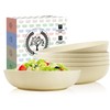 Homienly 65 oz Large Salad Bowls Wheat Straw Big Bowls