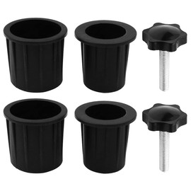 WANGCL Pack of 6 Reducing Rings for Parasols Umbrella Stand Adapter Parasol Replacement Parts for Backyard Patio Table Decks