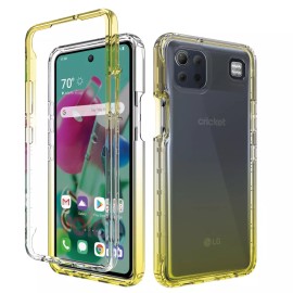 Unbranded For LG K92 5G Full-Body Case With Built-in Screen Protector - Yellow