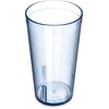 Carlisle 5216-8154 Stackable Shatter-Resistant Plastic Tumbler, 16 oz, Blue (Pack