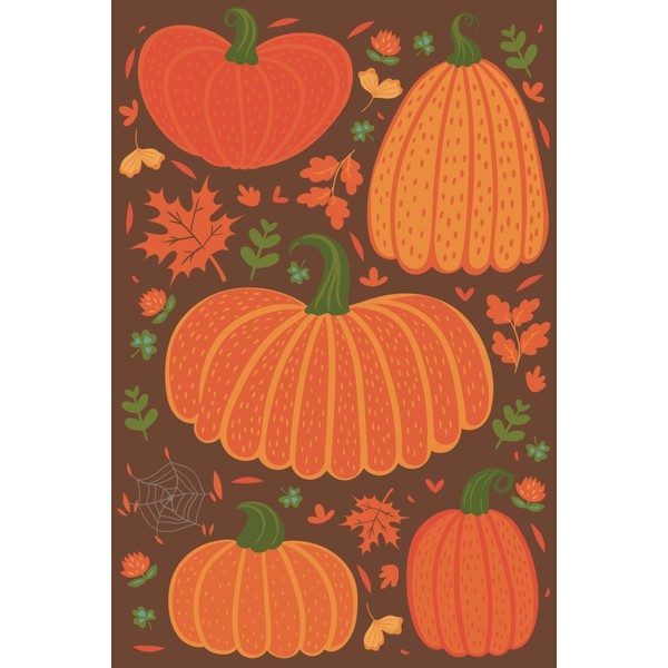 Pumpkin Autumn Notes Notebook 6x9 100 Lined Pages Notepad Diary