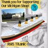 Titanic Bath Boat And Pool Toy, Titanic Model Titanic Toy