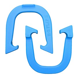 Thoroughbred E-Z Flip II Pro Professional Pitching Horseshoes- Blue, One Pair Made in USA