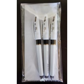 Pentel TRADIO Rollerball Pens .5mm 3pack Black - NEW OPEN STOCK - MADE IN FRANCE