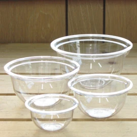 Nagao Polycarbonate Ball, Heat Resistant, Cook Bowl Set, 2.8 inches (7 cm), 3.5 inches (9 cm), 4.3 inches (11 cm), 5.1 inches (13 cm), Prep Condiment Container,