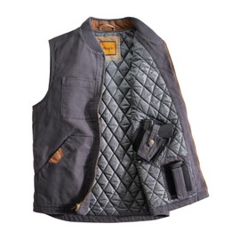 Venado Concealed Carry Vest for Men - Built-in Left and Right Handed Holster (Gun Metal, Medium)