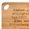 Mr. & Mrs. Panda Bambus - Schneidebrett Spruch Hinter jedem