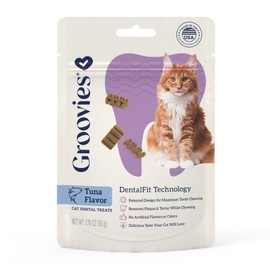 GROOVIES Cat Dental Treat (1.76 oz, Tuna)