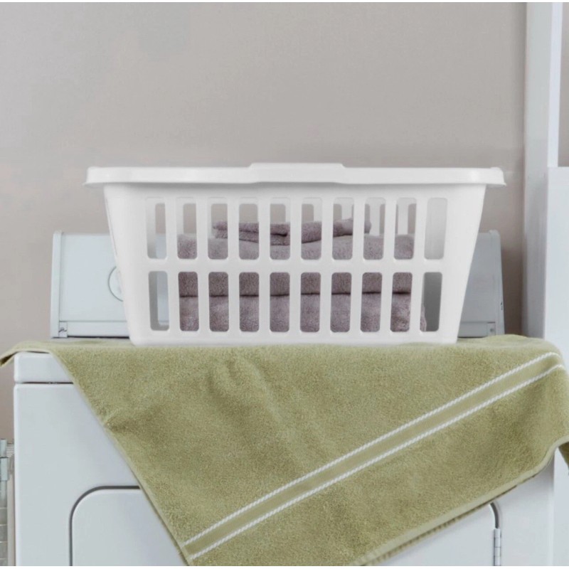 Brightroom Laundry Basket White 1.5bu