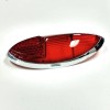 REPRODUCTION VW KARMANN GHIA REAR TAIL LAMP LENS, RED, NEW