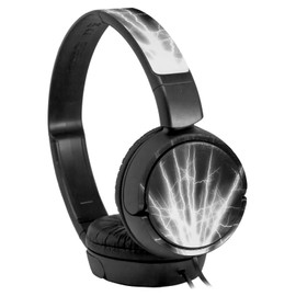Decal Style Skin Wrap for Sony MDR ZX110 Headphones Lightning White (Headphones NOT Included)