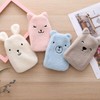 Portable Animal-Shaped Hot Water Bottle Warm Compress Pack Hot Pack Gray