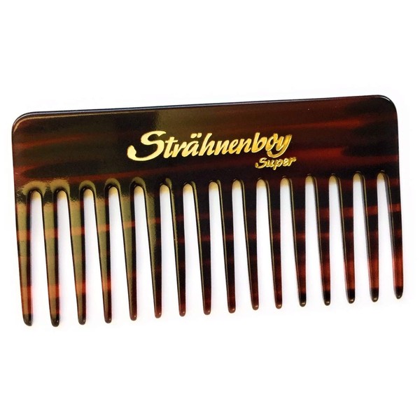 Strähnenboy Super Curling Comb Handmade 13 cm 16 Teeth Afro Comb Coarse Teeth (13)