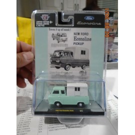 M2 Machines  M2 MACHINES 1965 FORD ECONOLINE PICKUP DIECAST 1.64 WITH CAMPER