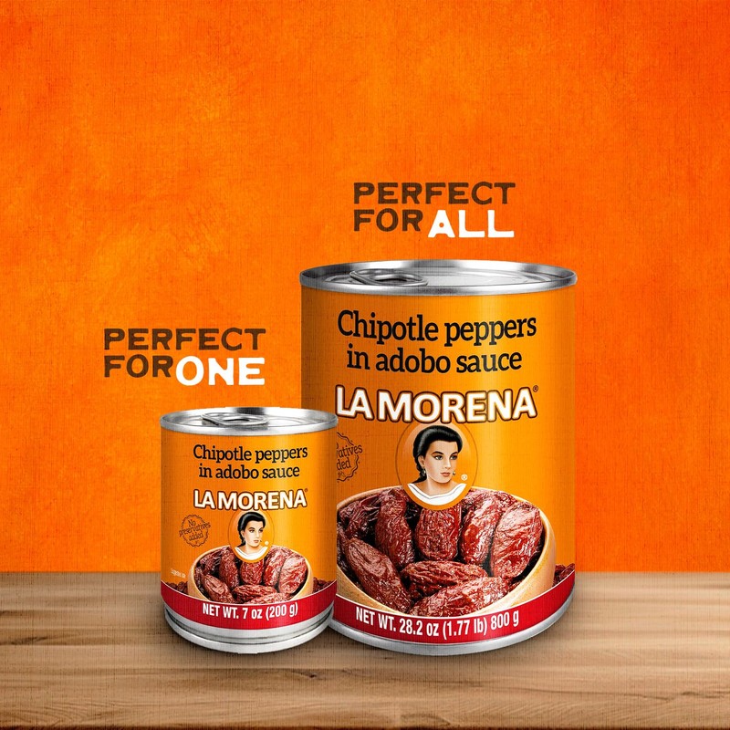 La Morena Chipotle peppers In Adobo sauce 7 oz (Packaging