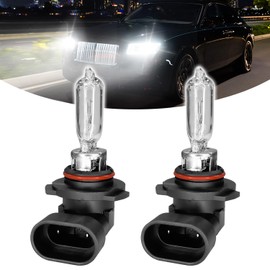 Hirificing 9005/HB3 Headlight Bulb 12V 55W Halogen Bulb, 2PCS Low Beam High Beam Fog Light Quartz Lamp Replacement, Car Xenon White Plug and Play Headlight Bulbs Driving Light Bulb