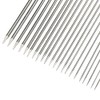 Agujas de tejer de acero inoxidable, 11 pares de agujas
