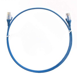 8Ware Cat6 Ultra Thin Slim Cable, Blue, 5m Length