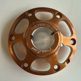 Freeline 30 mm Brake disc carrier go kart racing new anodized gold as shown measure