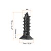 sourcing map M4 x 12 mm Wood Screws Phillips Flat