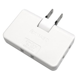 F-FACTORY FE-ETP-C3W Power Strip Snap Tap Corner Tap (3 Outlets) Swing Plug White