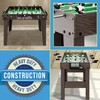 SereneLife Full Size Foosball Table, Soccer with Foose Ball Set