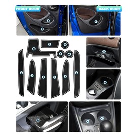 CDEFG Compatible with Smart Forfour 453 2014-2019 Rubber Mats Centre Console Non-Slip Mats Non-Slip Rubber Car Mat EQ Forfour W453 Accessories