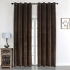 BEAUTEX Velvet Blackout Curtain with Eyelets 140 x 175 cm