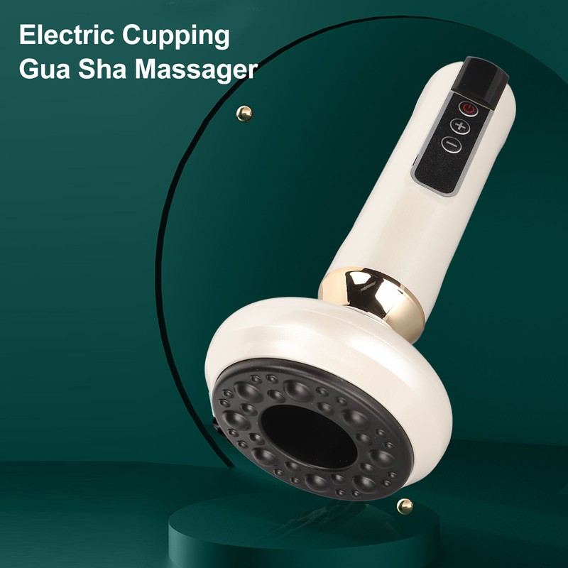 Electric Cupping Machine 6 Suction Gears Sliding Steel Ball Body