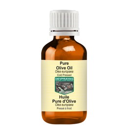 Devprayag Pure Olive Oil (Olea europaea) Natural Therapeutic Grade Cold Pressed 5ml (0.16 oz)
