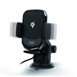 Kashimura NKW-8 Wireless Charger Auto Open and Close Holder, Capacitor, Proximity Sensor, Built-in Electric Motor, Compatible with Notebook Case