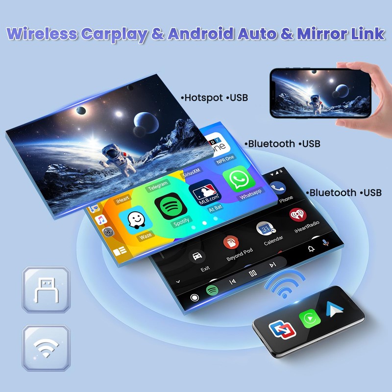 5G WiFi [8-Core 4+64G] Hikity Android 15 for KIA Cerato