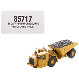 Diecast Masters High Line Series 1/50 Caterpillar DCD AD45 Yellow Underground Articulated Truck Diecast Model by Diecast Masters