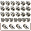 YORANYO 100 Sets Spikes and Studs 9.5MM Spikes for Clothing