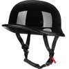 Yesmotor Helmet Half Shell German Motorcycle Helmet with Cycling Glasses