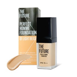 THE FUTURE Perfect OM Foundation 35g 01 Light Beige Liquid Foundation for Men Redness Acne Scar Pore Cover