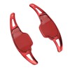 2pcs Steering Wheel Shift Paddle Extension Red ABS Replacement for