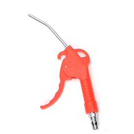 Air Compressor Blower Duster Clean Up Tool Gun 120 mm Long Pistol Grip Plastic Housing Prevent Slippery Nozzle Blower Tool for Pneumatic Cleaning with Intake Connector Tool