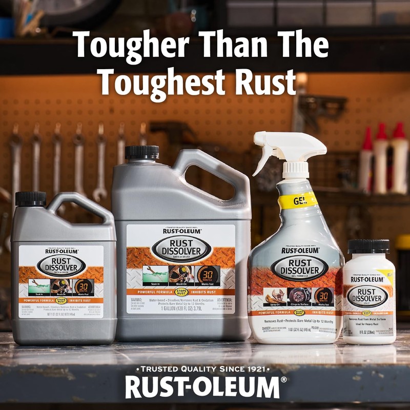 Rust-Oleum Rust Dissolver Jelly | Heavy-Duty Corrosion Remover for Metal