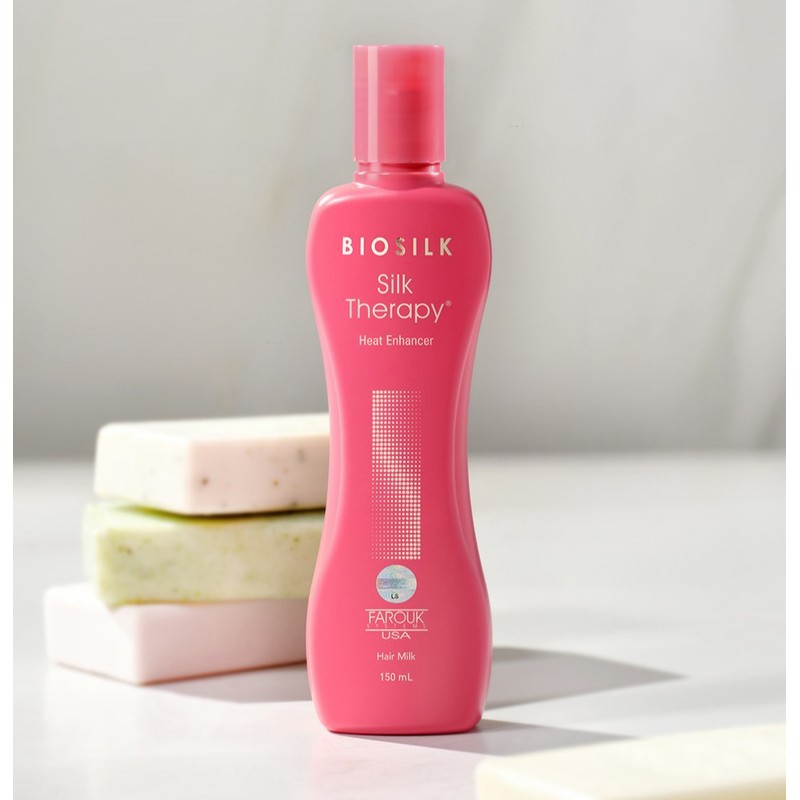Silk Therapy Heat Enhancer Hair Strengthening Hair Milk, 150ml, 1