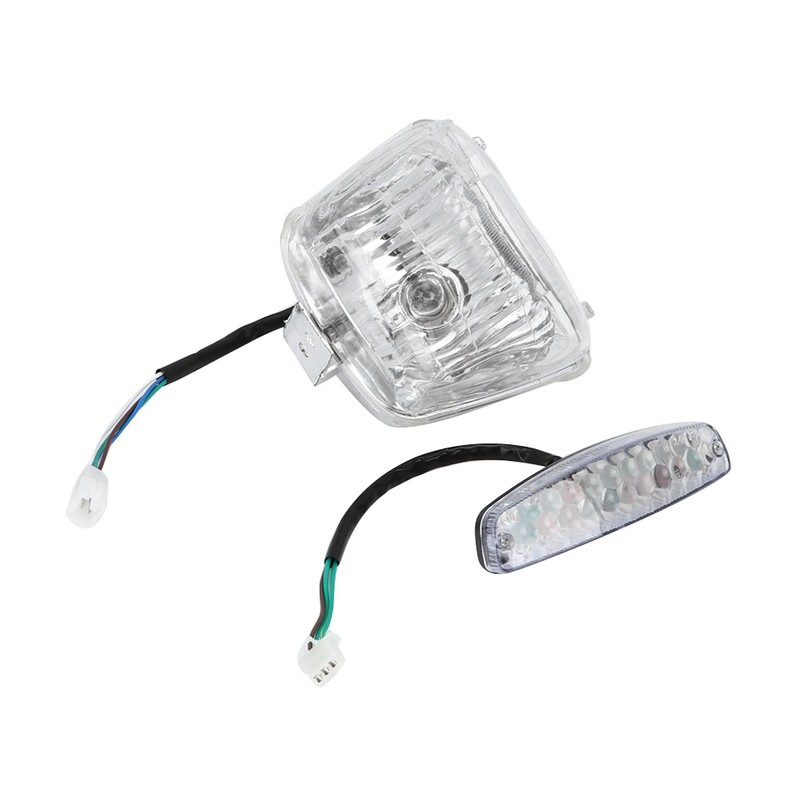 12V Head Rear Tail Light Lamp Dinosaur Style Fit for