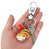 sourcing map Car Key Chain, Detachable Keychain Stainless Steel Buckle