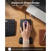 PORLEI Wired Trackball Mouse, Ergonomic Finger Control Trackball with 55mm