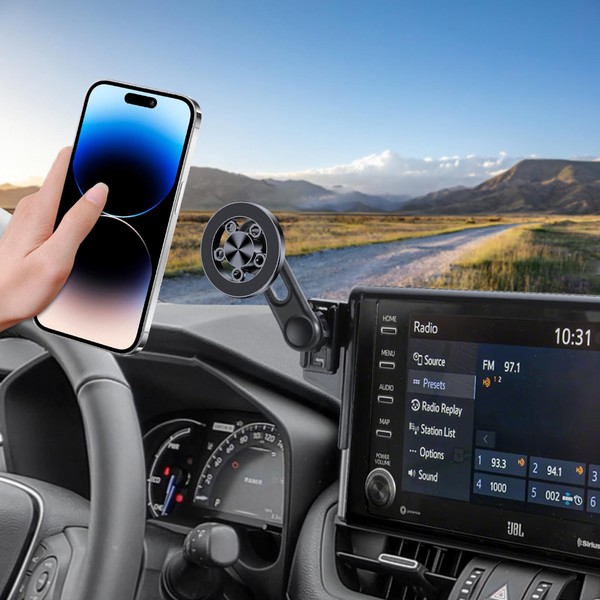 Car Phone Holder for Toyota RAV4 2019-2025 Accessories 7/8" Screen，Car